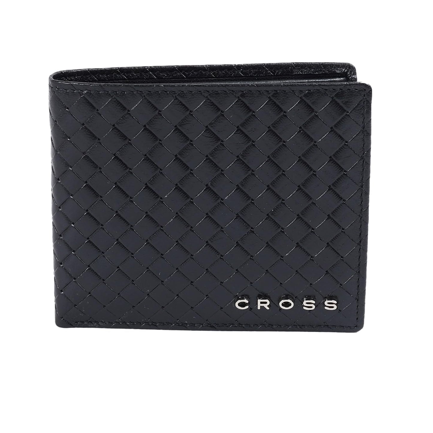 Cross Black Joelsy-Bi-Fold Leather Coin Wallet for Men | 1 Coin Pockert |4 Card Slots |2 Slip in Pocket & 2 Full Length Currency Compartments