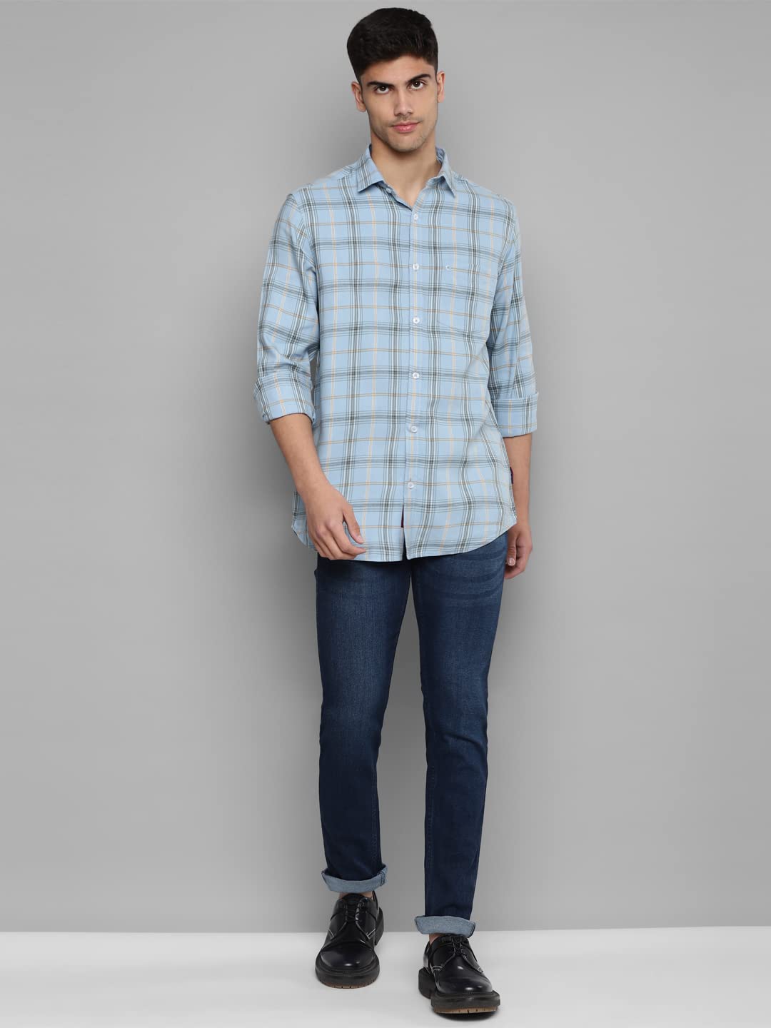 Allen Cooper Denim Jeans for Men(92-32) Dark Blue