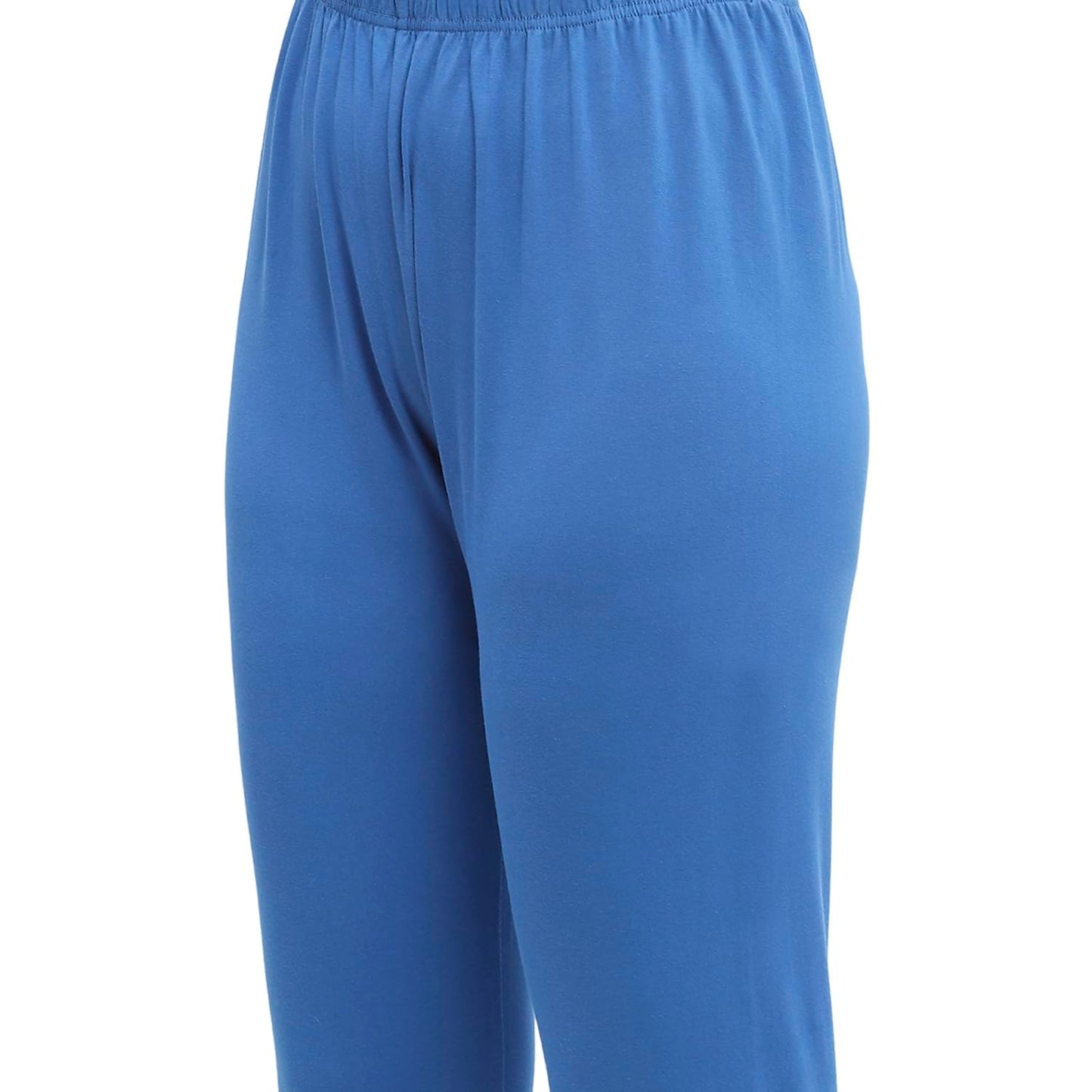 BIBA Women Cotton Printed Kurta Sets (SKD8792OAW24EBLU_Blue, Large