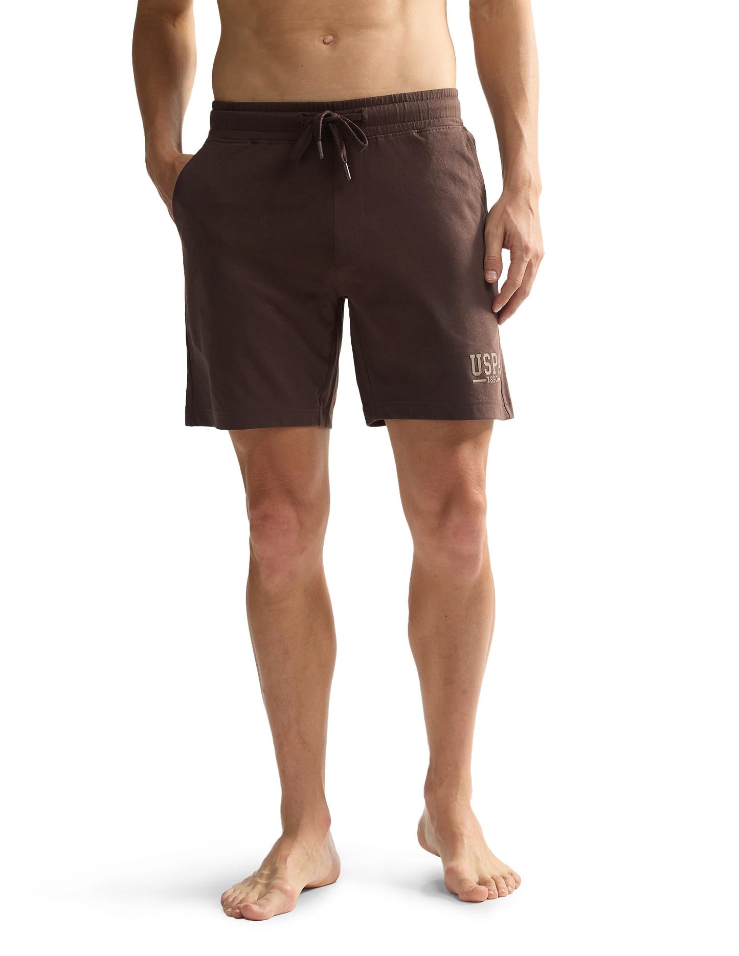 U.S. POLO ASSN. Men's Hybrid Shorts (IYBF-PL_Puce