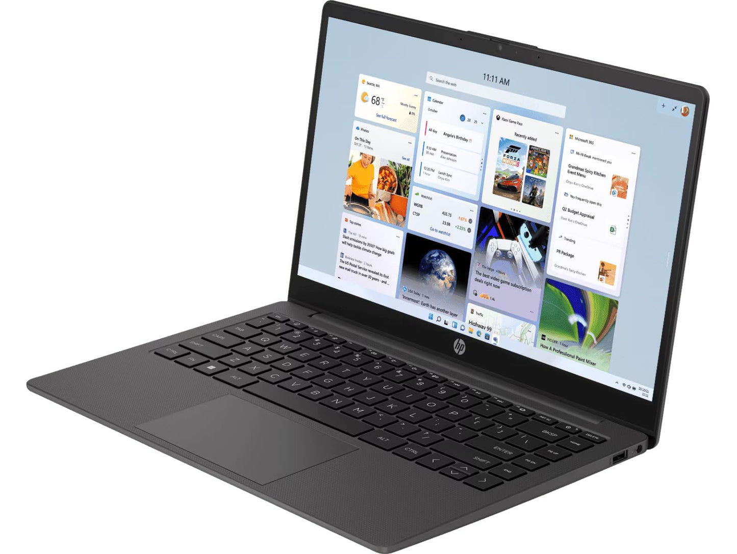 HP 14 (2025), AMD Ryzen 5 7520U Quad Core - (8 GB/512 GB SSD/AMD Radeon Graphics/Windows 11 Home) Thin and Light Business Laptop/14.0" HD Display/Ash Grey/1.36 kg/MS Office 2021