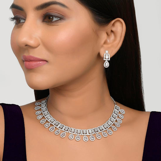 VOYLLA Victorian Jewelry Inspired Necklace Set For Women|Womens Jewellery Set|Gift For Women|Womens Gift|Gift For Her|