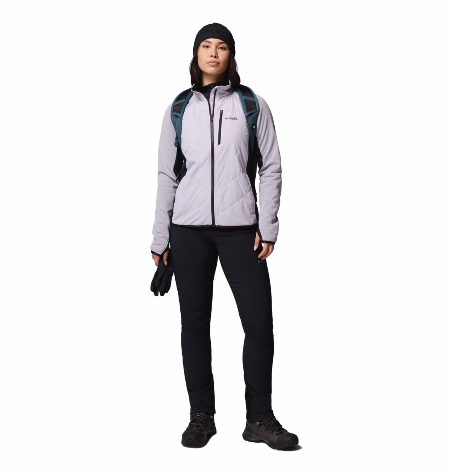 Columbia Women Purple OmniHeat Arctic Hybrid Fleece Jacket, M