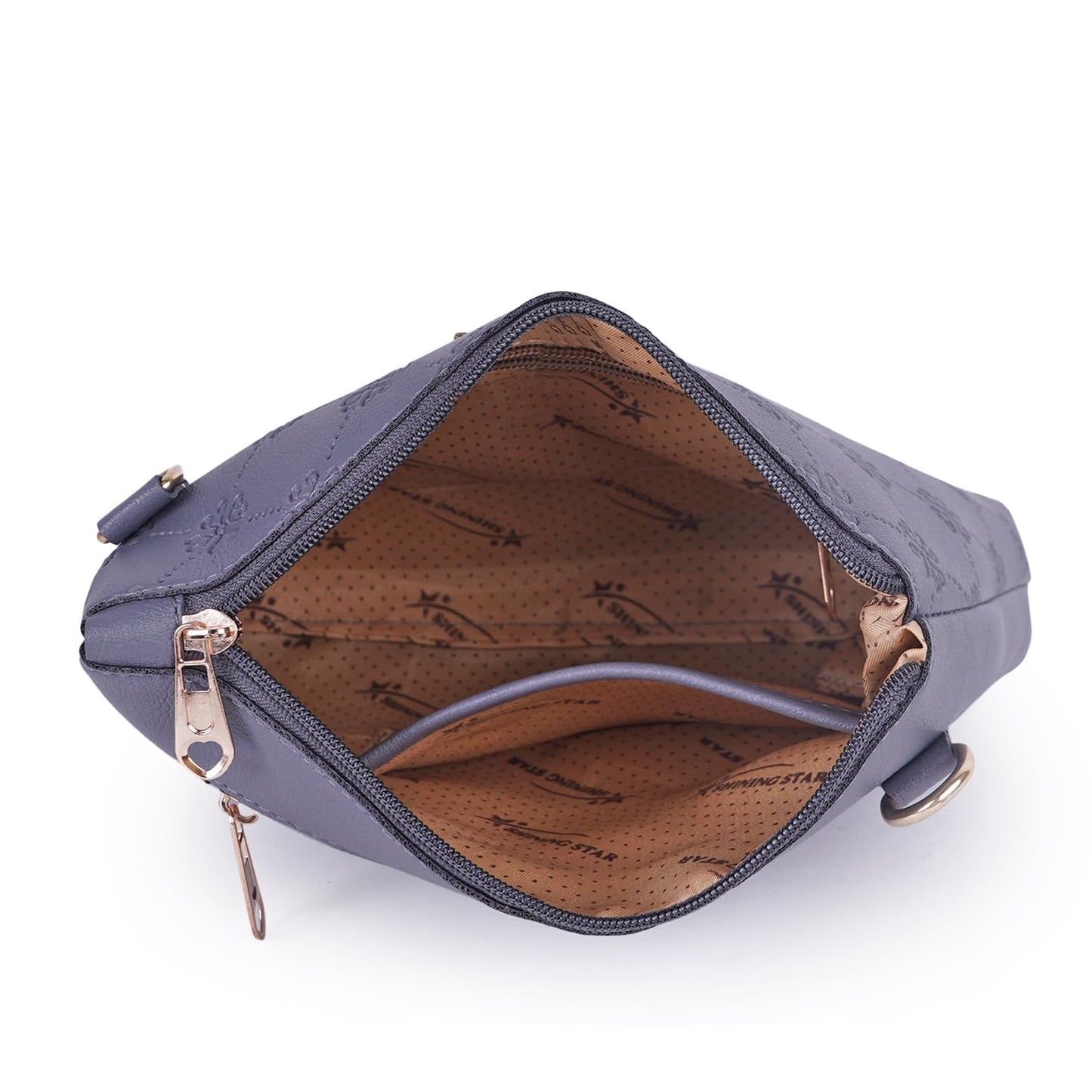 Shining Star Synthetic Leather Women's sling Bag | Ladies Purse Handbag | Women bags (DARK GREY)