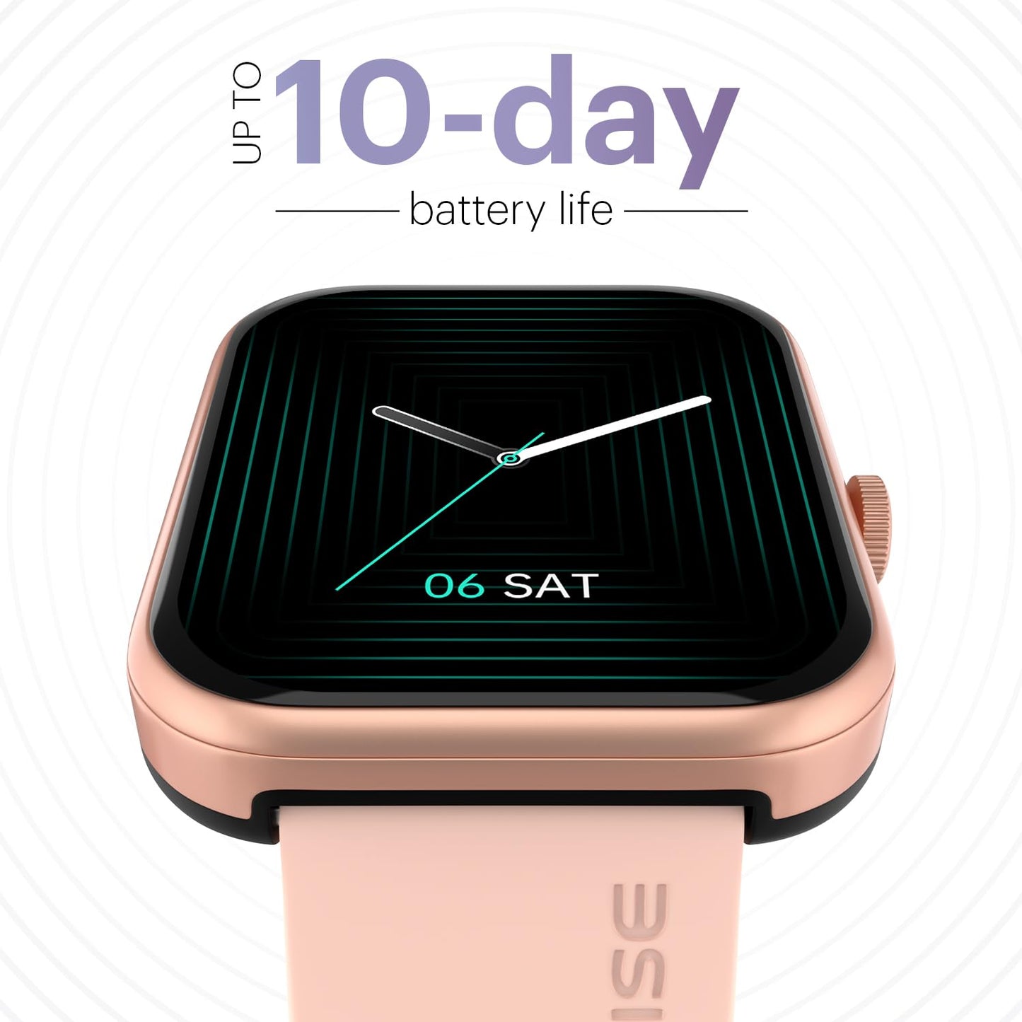 Noise Pulse 2 Max 1.85" Display, Bluetooth Calling Smart Watch, 10 Days Battery, 550 NITS Brightness, Smart DND, 100 Sports Modes, Smartwatch for Men and Women (Blush Beige)