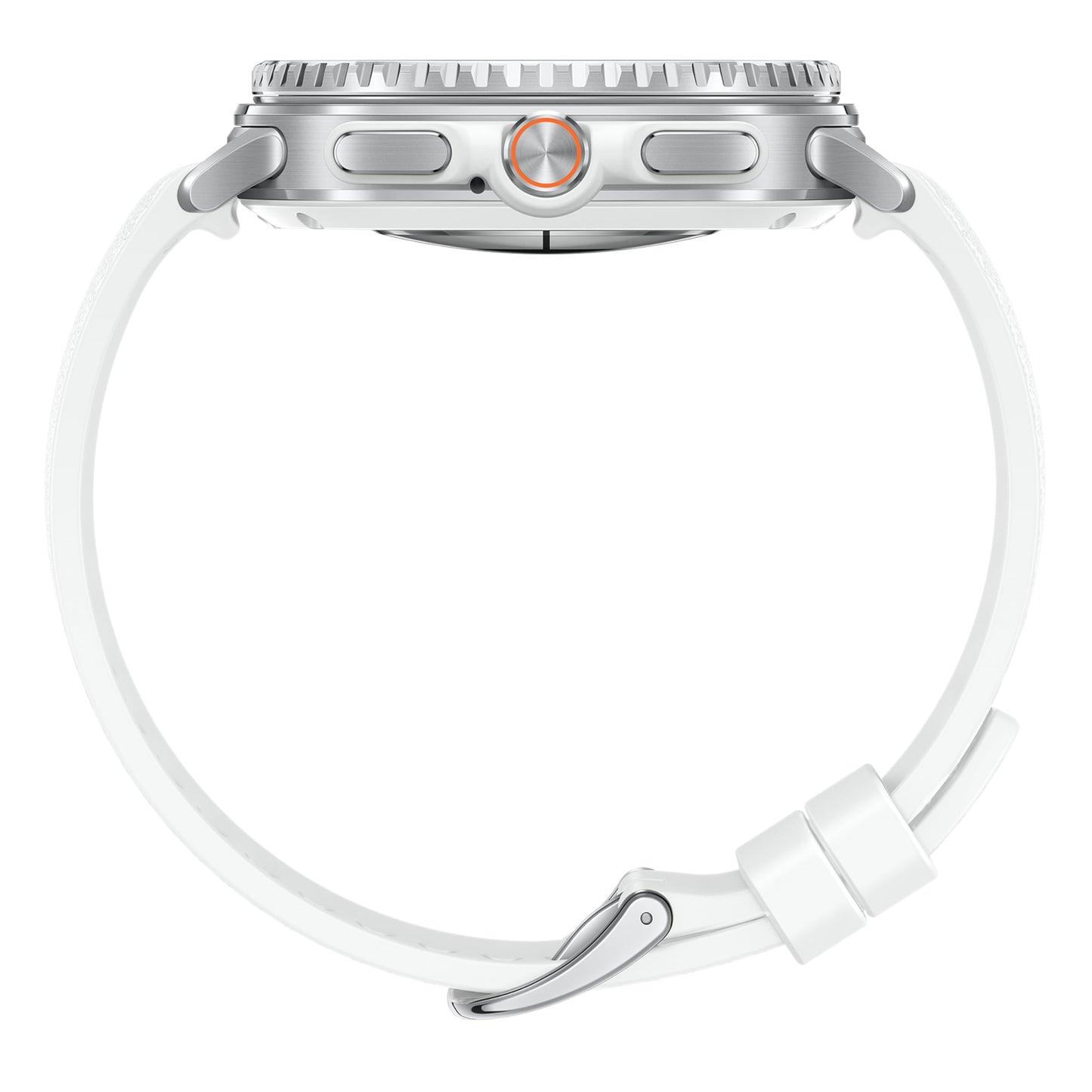 Samsung Galaxy Watch8 Classic (46mm Bluetooth, White) with 3nm Processor | Dual GPS | Sapphire Glass & Stainless Steel | 5ATM & IP68 | BP, ECG, IHRN & Vascular Load Monitoring | Anti-oxidant Index