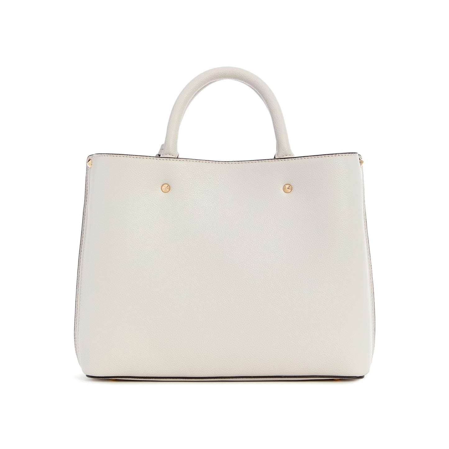 Guess Ivory Solid Meridian Girlfriend Shoulder Bag