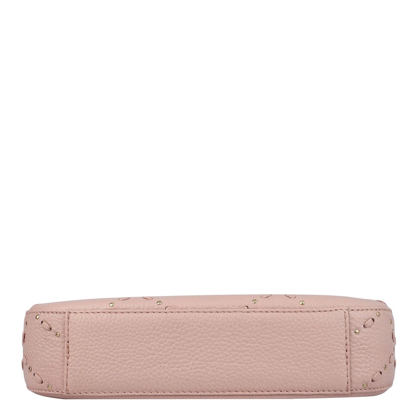 Da Milano Leather Shoulder Bag for Women - Pink
