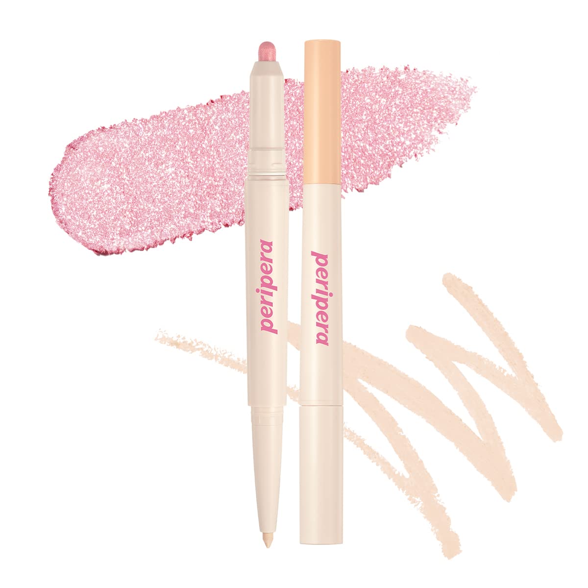 Peripera SUGAR TWINKLE DUO EYE SHADOW STICK (005 FROZEN PINK)