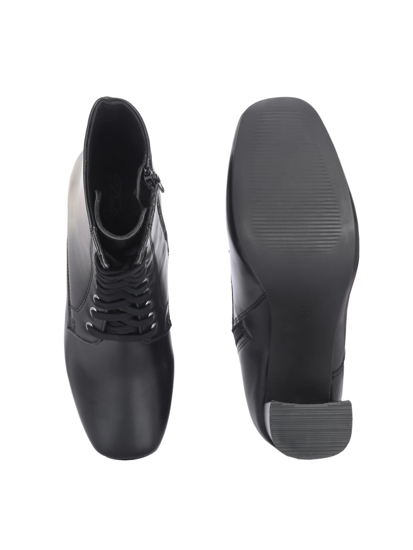 Delize Black women High Heel derby Boots 66732-39