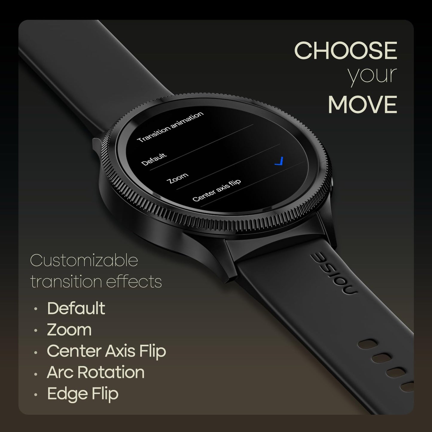 Noise Newly Launched Halo 2 Smart Watch 1st Ever Functional Rotating Dial (Axe-Cut Bezel), 1.43" AMOLED, Stainless Steel Build, Custom Transition Effects, BT Calling, Health Suite (Jet Black)