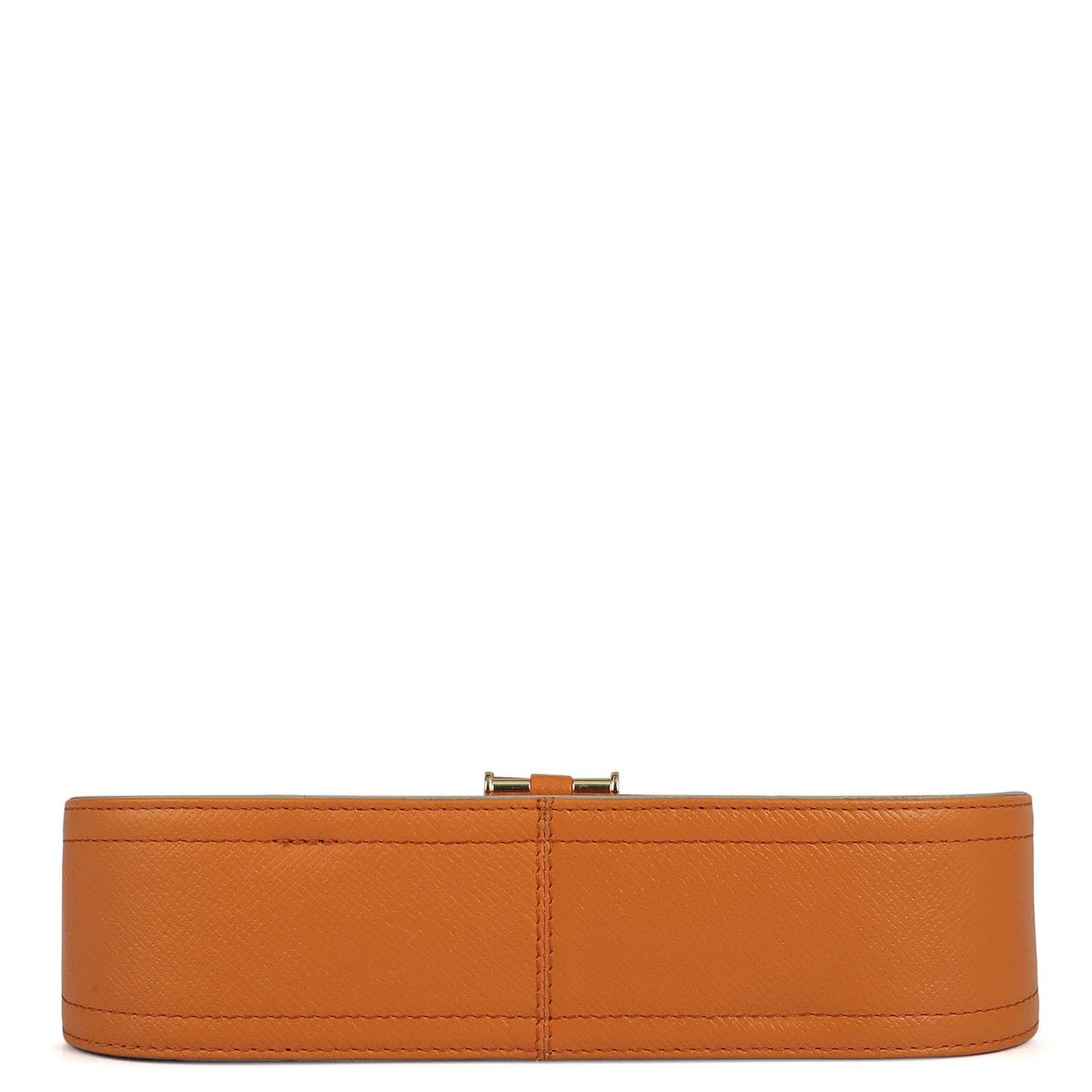 Da Milano Leather Shoulder Bag for Women - Orange