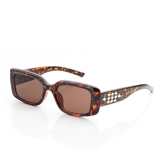 Vibe lens Stylish Oversized Square Sunglasses for Men & Women | Black Polycarbonate Frame | UV400 Protection | Classic Shades | Cooling Glass | Sun Glasses