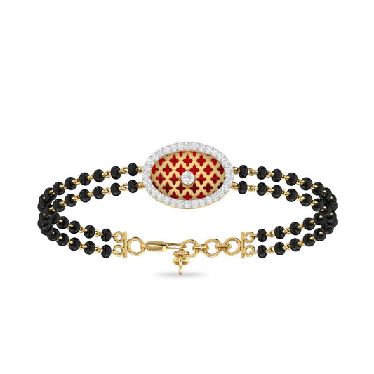 PC Jeweller 18k (750) Yellow Gold and Solitaire Bracelet for Women