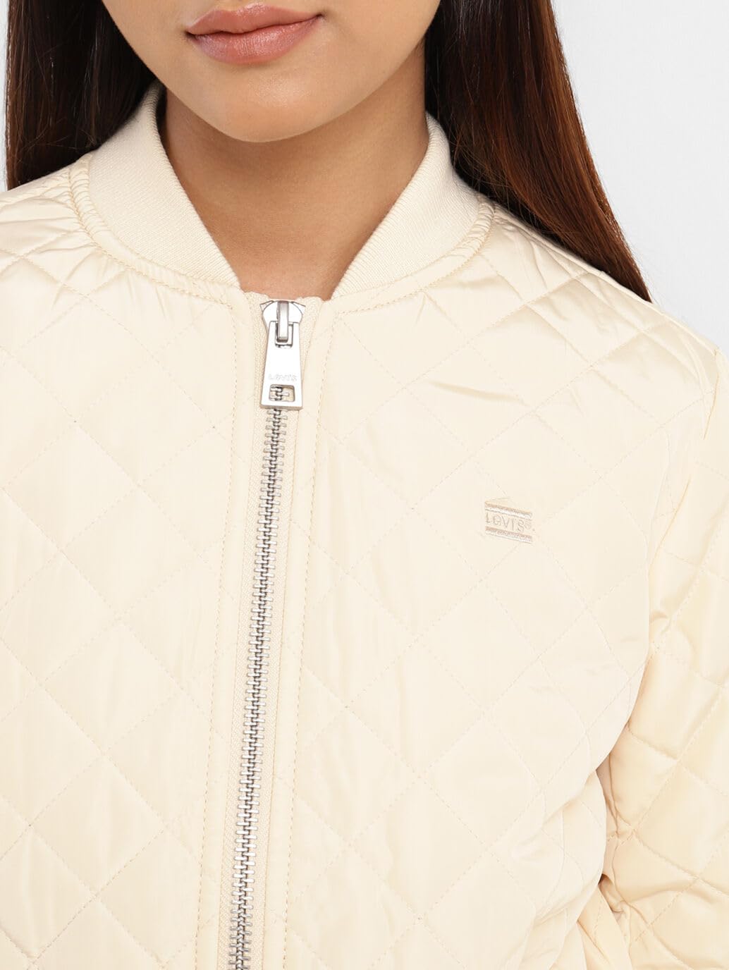 Levi's Women's A-Line Coat (A2186-0002_Cream_M)