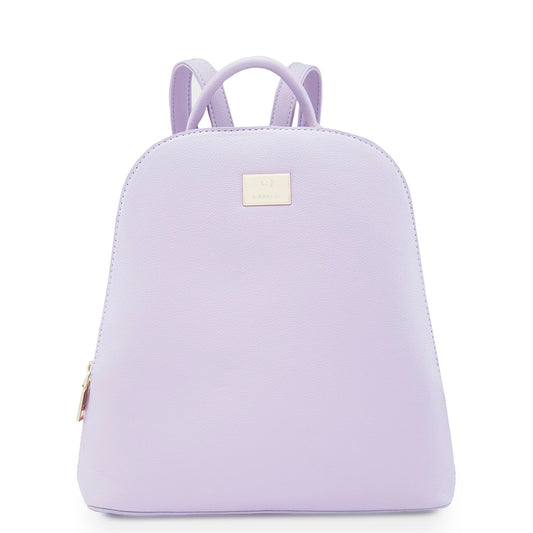 Caprese Linz Casual Backpack, Medium | Fashion Backpack for Women with Adjustable Shoulder Strap & Secure Zip Closure | Spacious, Versatile for Everyday Outings and Travel (Violet)