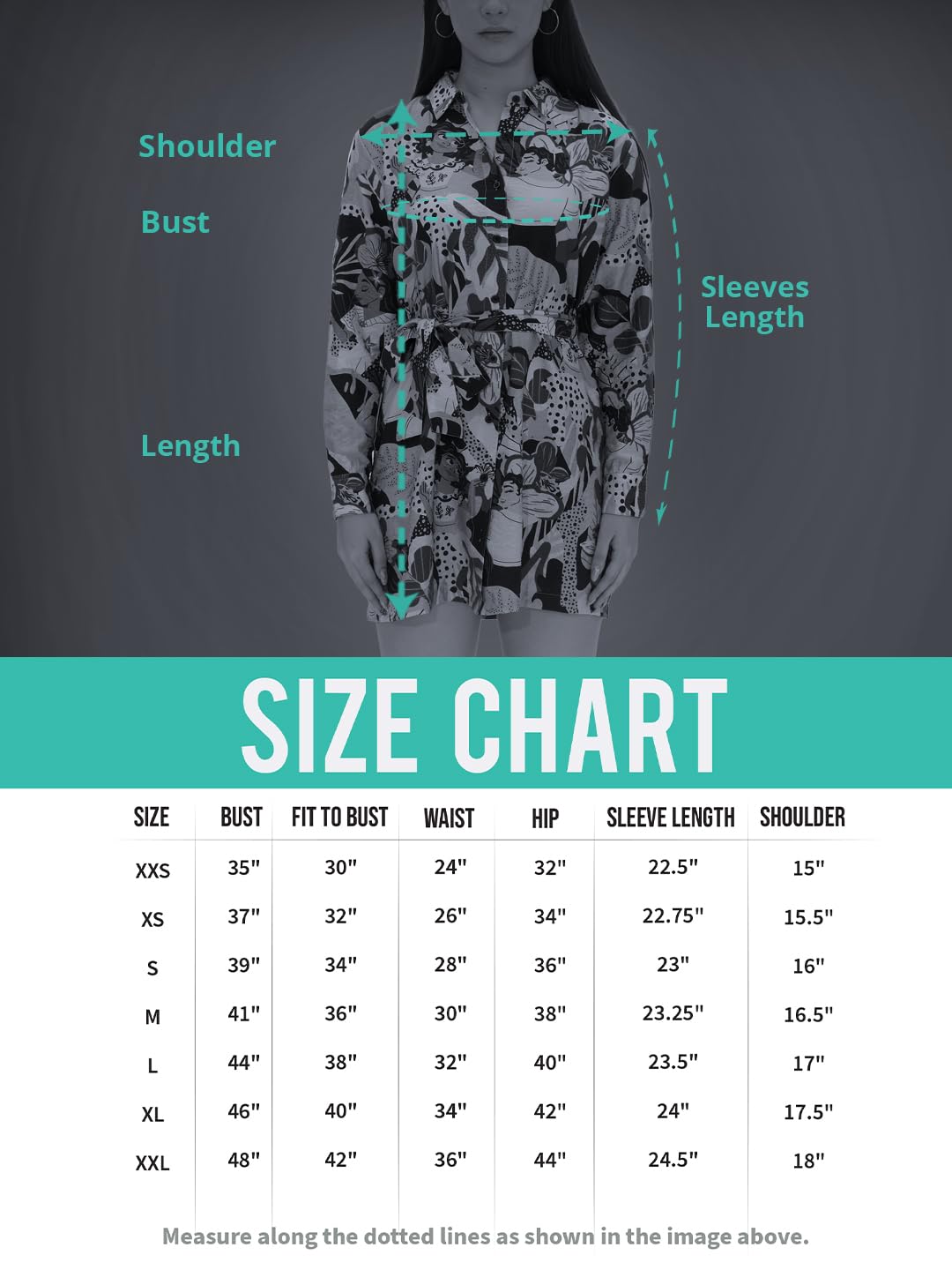 The Souled Store Official Disney: Encanto Women and Girls Long Sleeves Collared Neck Button Front Viscose Blend All Over Printed Shirt Dresses Multicolour