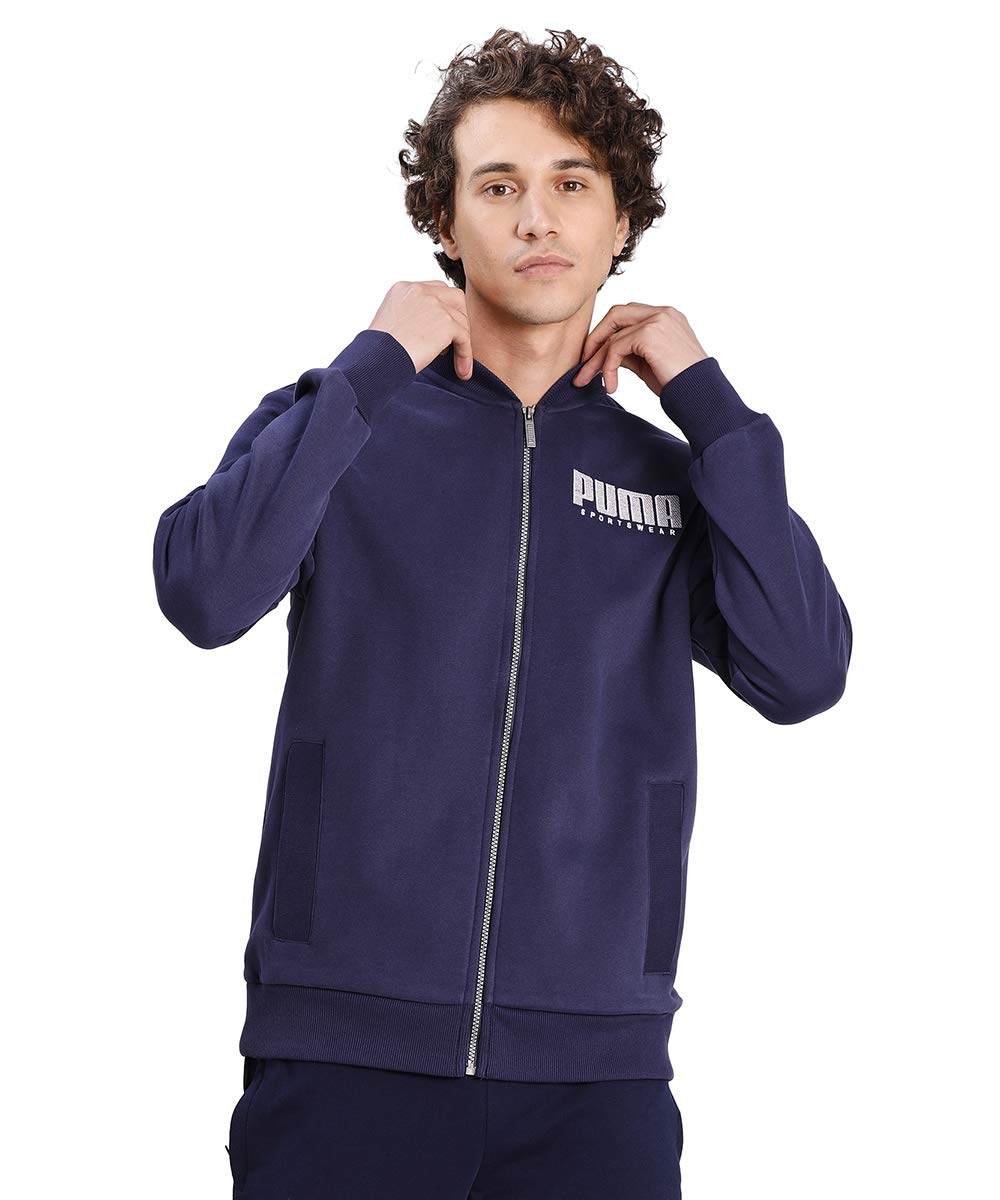 Puma Men's A-Line Coat (58015220_Peacoat_L)
