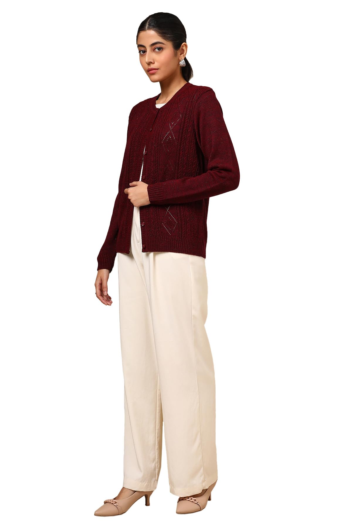 Soch Women's Acrylic Cardigan