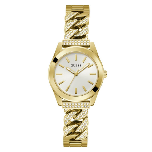 GUESS Analog White Dial Women's Watch-GW0546L2