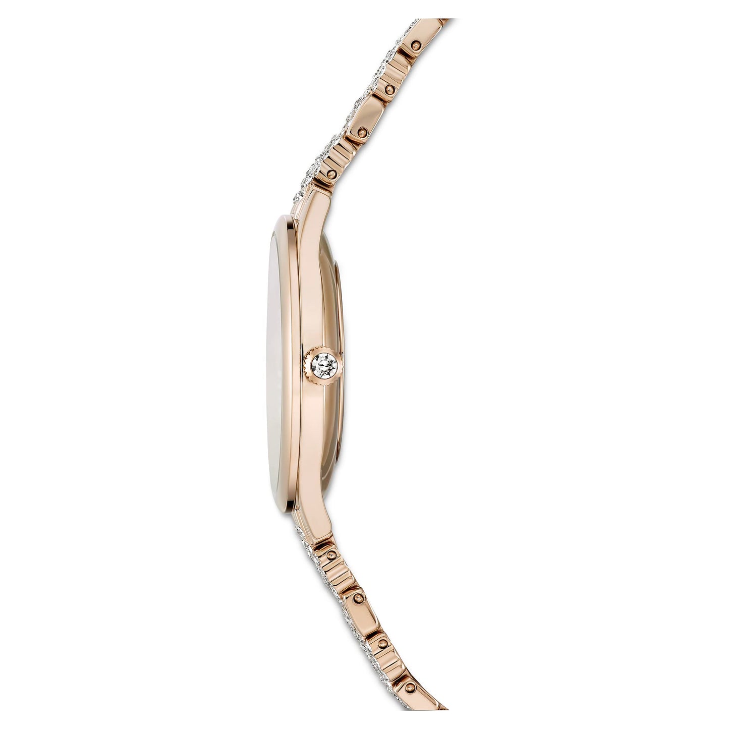 Swarovski Attract Watch, Swiss Made, Pavé, Crystal Bracelet, Gold Tone, Champagne Gold-Tone Finish
