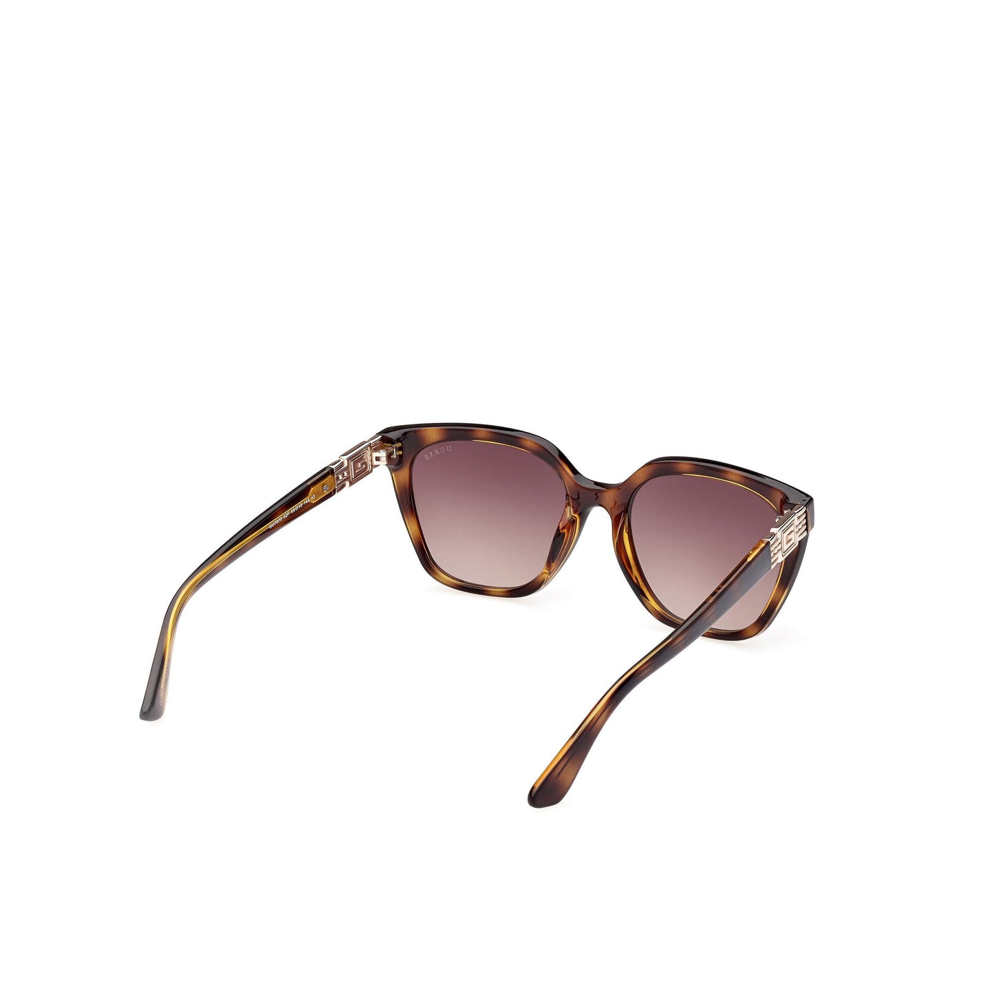 Guess Gu7870@5552F#, Dark Havana Rectangular Non-Polarized Sunglasses, Women's Regular, Dark Havana, Brown, Medium
