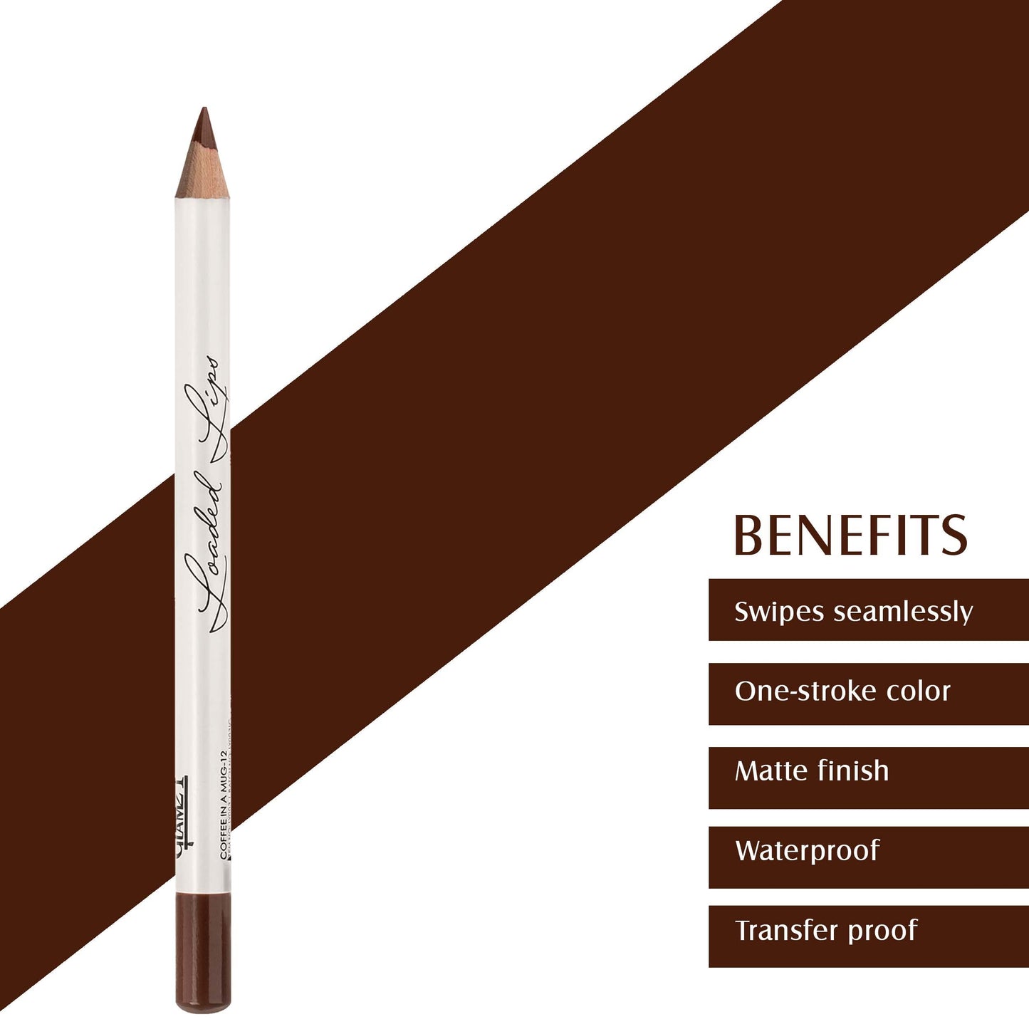 Glam21 Lip Liner For Clean Contoured Lip | Creamy, Easy Slide Formula | Renders Perfect Pout | Shade - 12 Coffee In A Mug