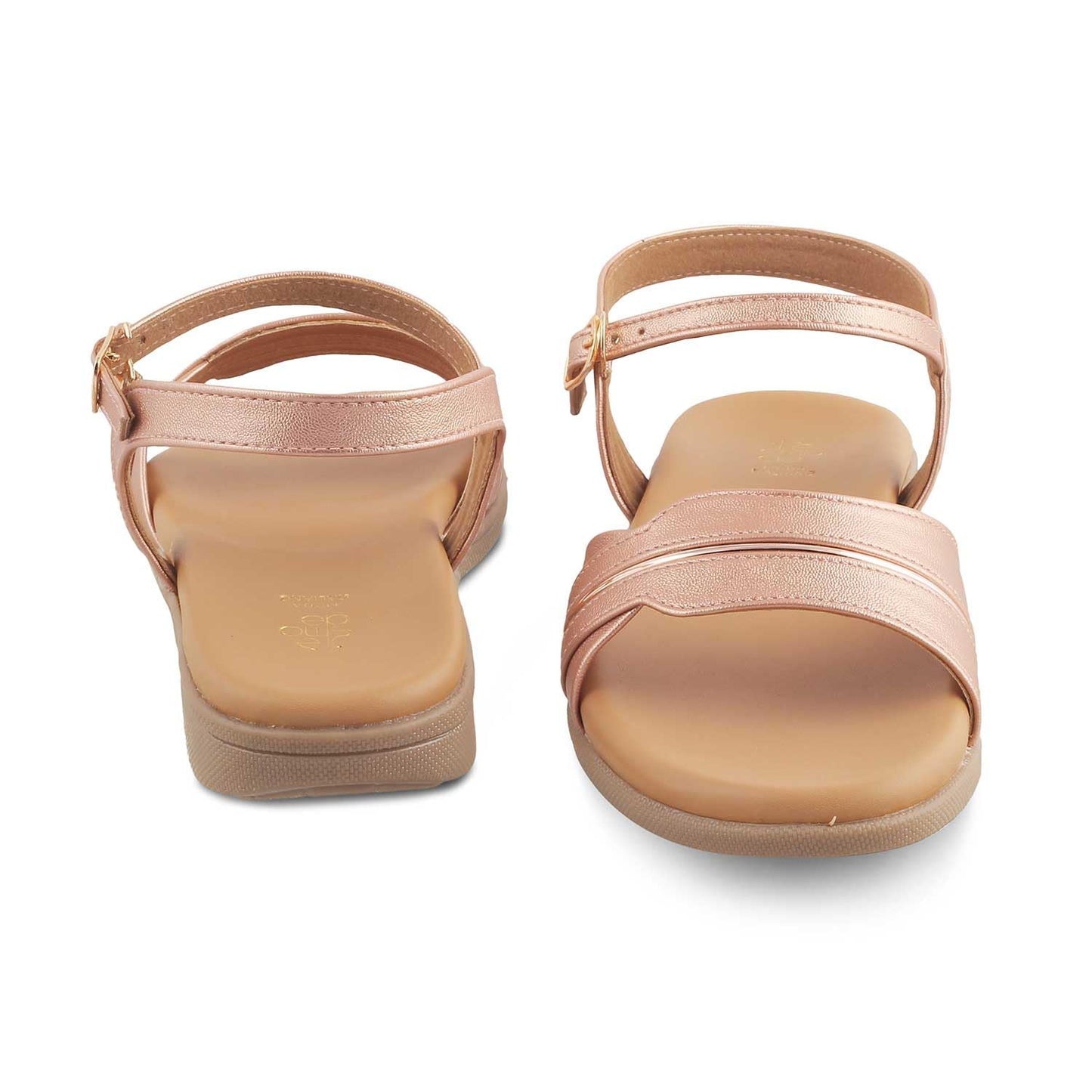 tresmode Etienne Women's Champaign Casual Flats: Effortless Elegance for Everyday Chic || Size (EU-358UK-5/US-7)