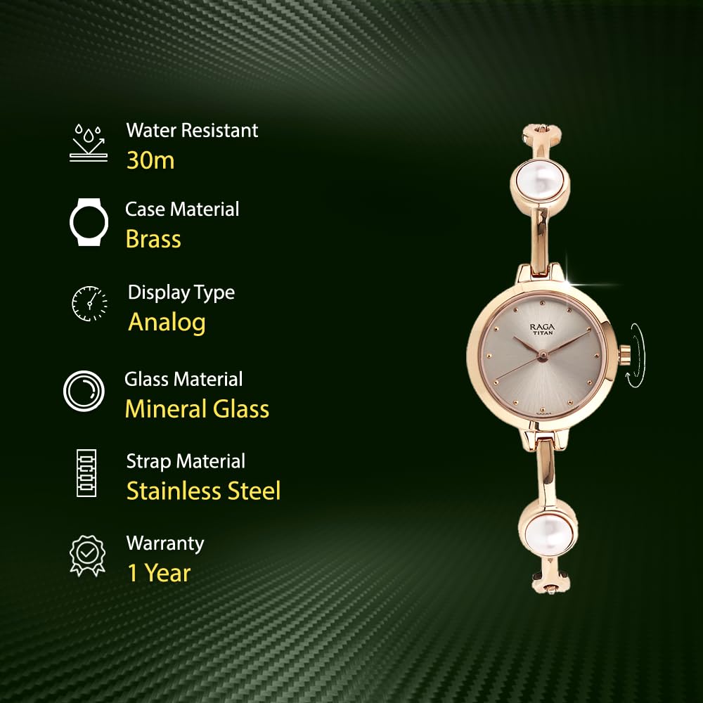 Titan Autumn-Winter 19 Analog Rose Gold Dial Women's Watch NM2576WM01/NN2576WM01/NP2576WM01