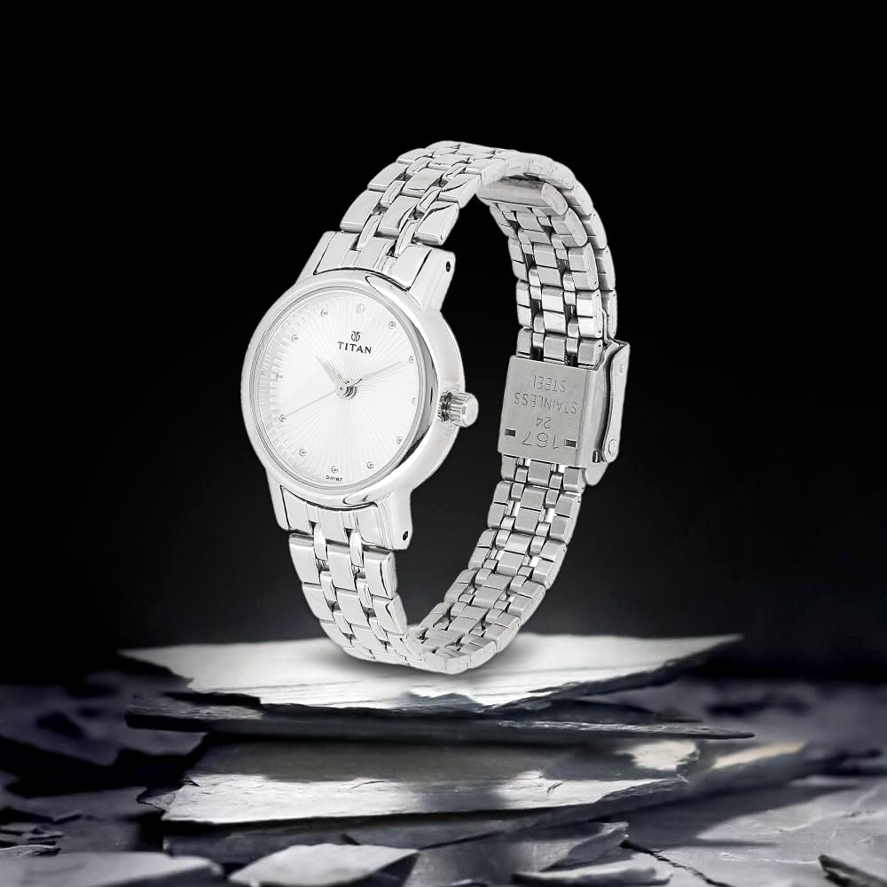 Titan Karishma Revive Analog Silver Dial Women's Watch 2593SM01/NN2593SM01/NP2593SM01