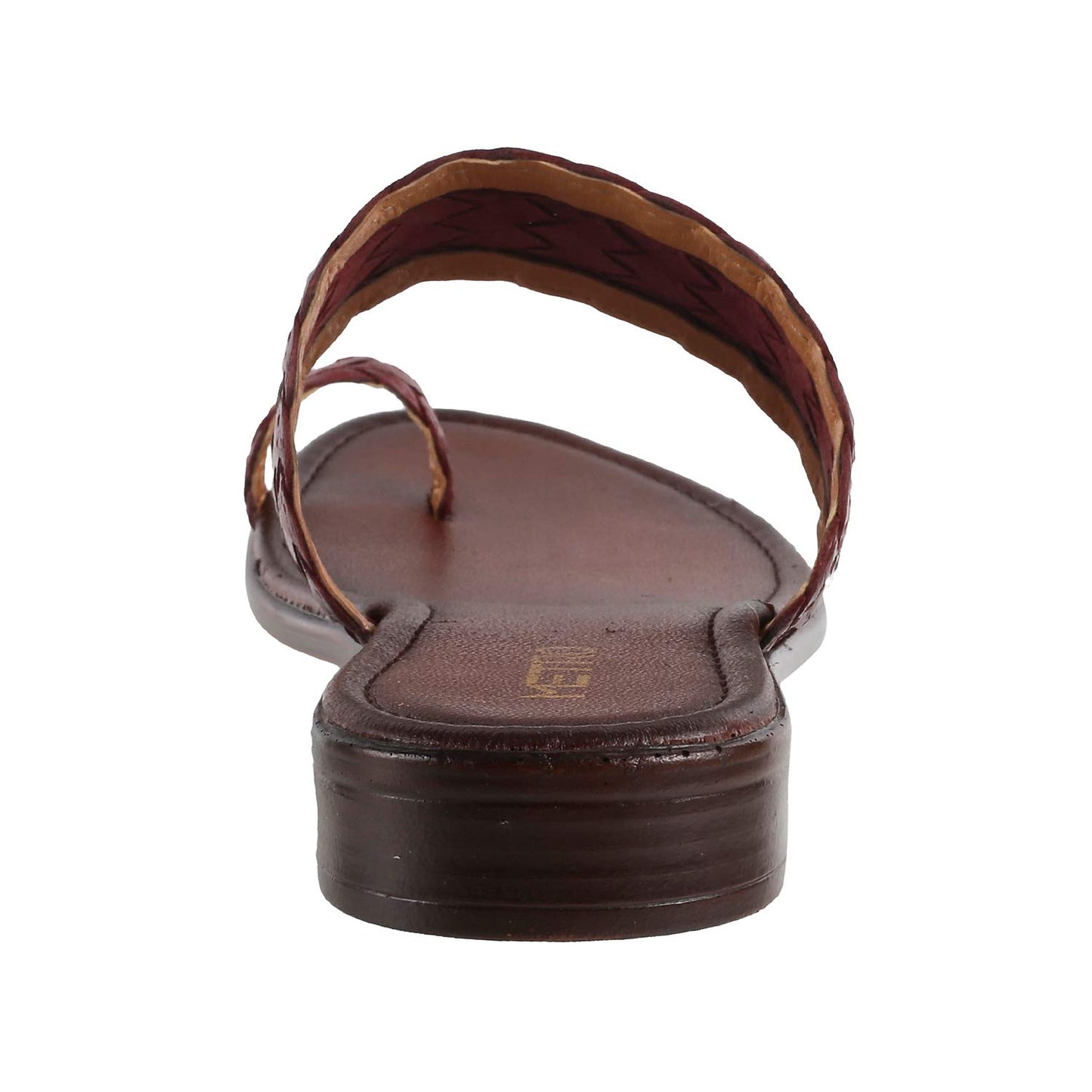 Metro Womens Leather Maron Slip Ons (Maroon) - SaumyasStore