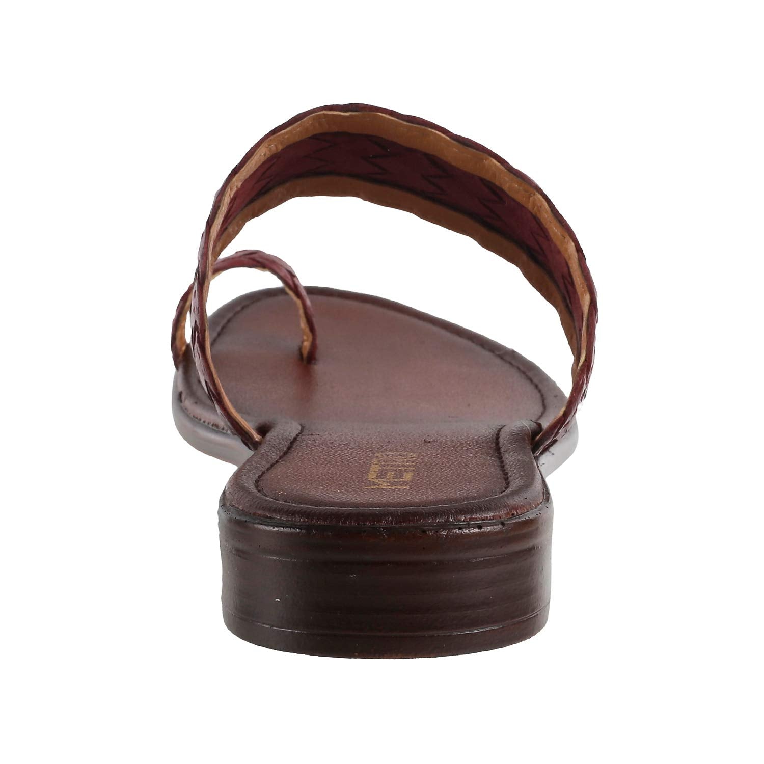 Metro Womens Leather Maron Slip Ons (Maroon) - SaumyasStore