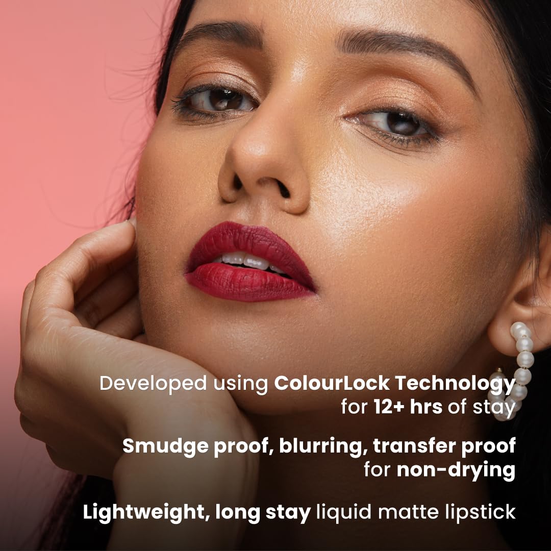 Typsy Beauty Liquid Lipstick Set of 3 | 12 Hr Stay Creamy Matte Formula | On and Off's Best shades | Smudge & Transfer Proof | Vegan | 4 shades | 4 ML