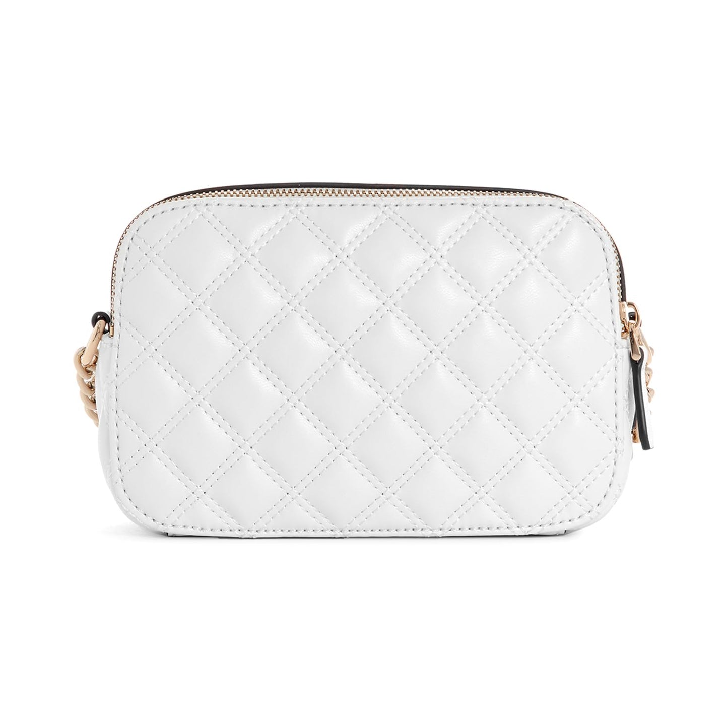 GUESS Women's White Textured Crossbody Camera Bag| Ladies Purse Handbags | Gift For Ladies
