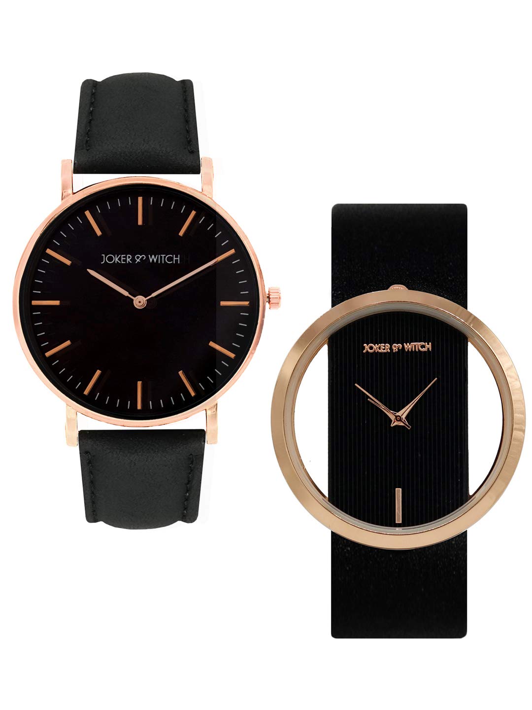 Joker & Witch Buffy & Angel Couple Watch Gift Set for Men and Women