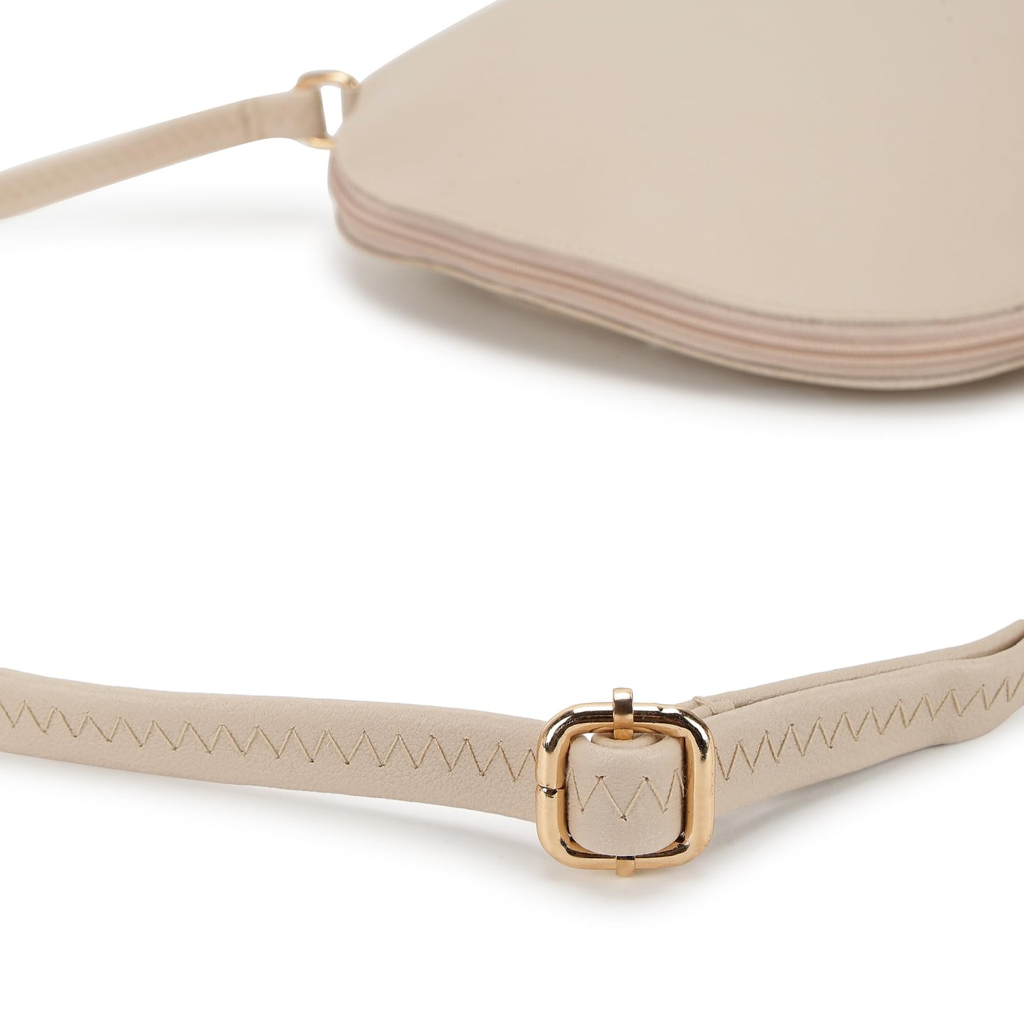 Fastrack Pumice White Casual Sling Bag for Women, Girls and Ladies with adjustable Sling Strap