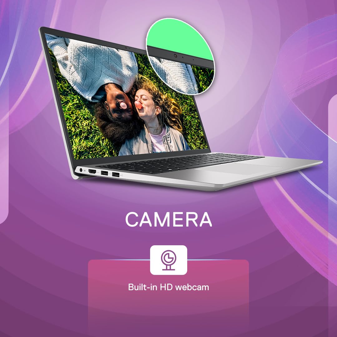 Dell Inspiron 3520 Laptop,12th Gen Intel Core i3-1215 Processor, 8GB, 512GB SSD, 15.6" (39.62Cms FHD, Win 11 + MSO'21, Silver, 15 Month McAfee Antivirus, Thin & Light-1.65kg