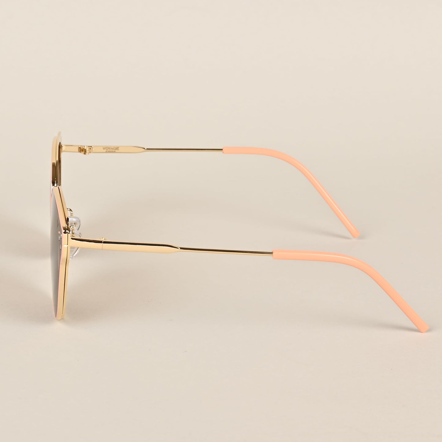 Voyage Uv Protected Cateye Sunglasses For Women (Brown Lens|Pink Frame|5852Mg2858)