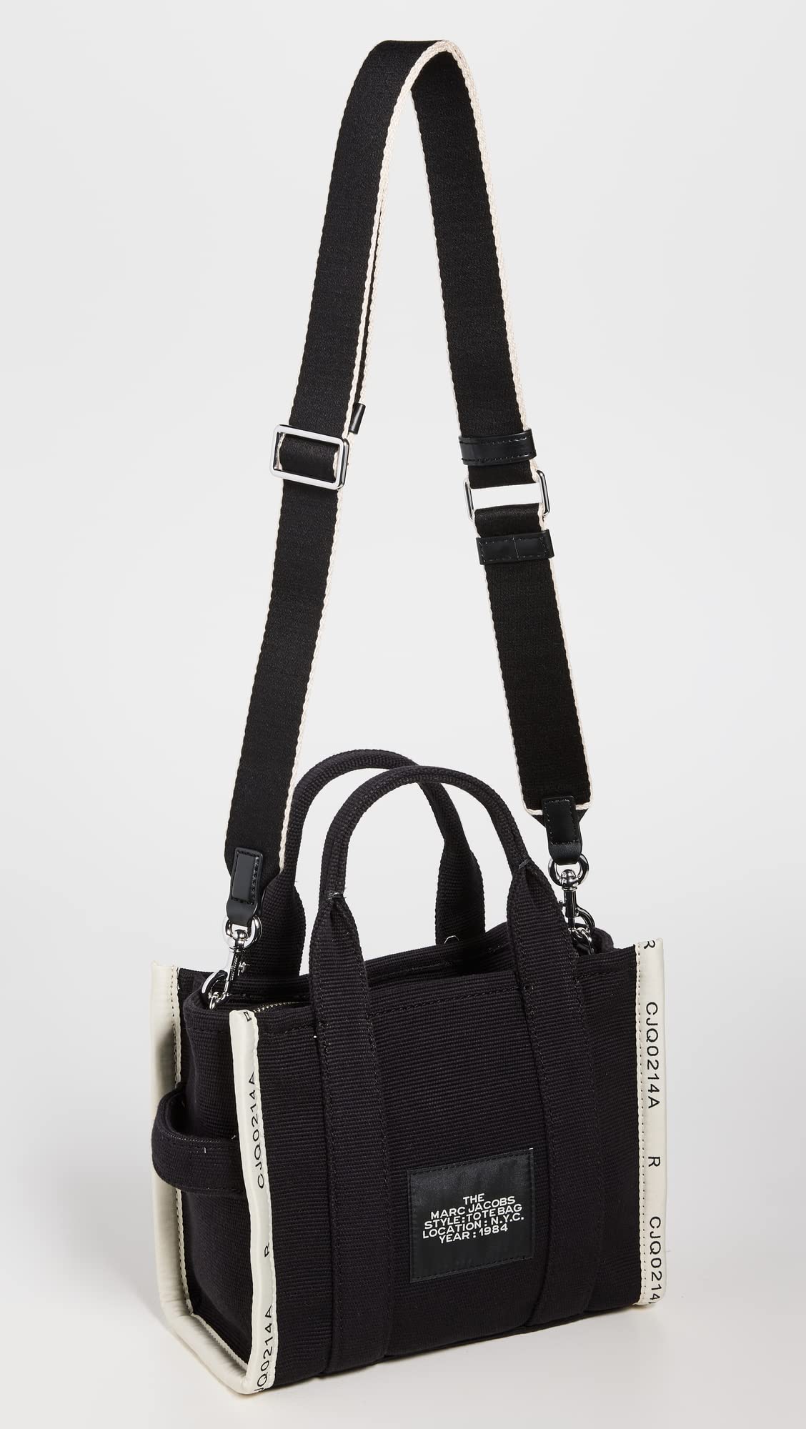 Marc Jacobs Women's The Jacquard Small Tote, Black, One Size