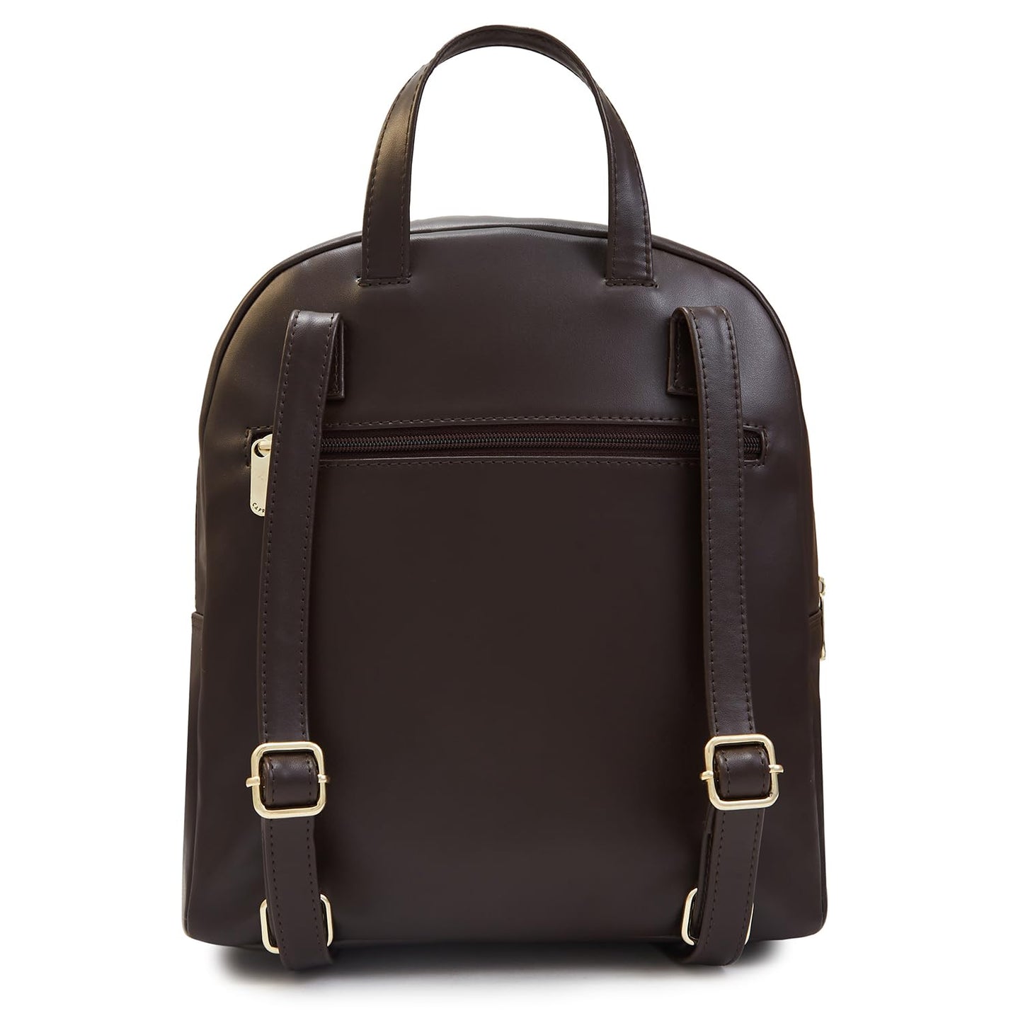 Caprese Zeta Backpack Large Chocolate Quilted Women's Bag