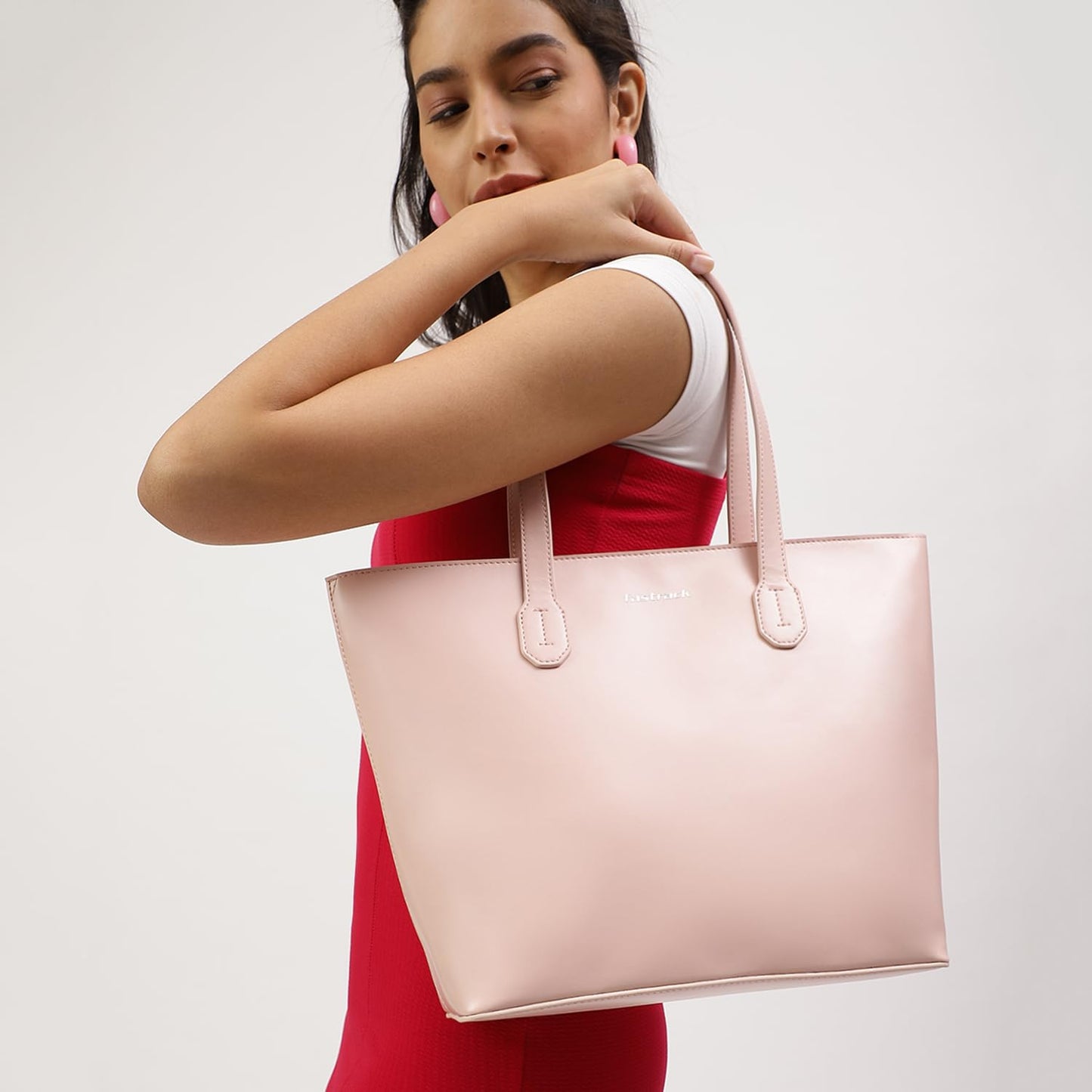 Fastrack College Tote Bag for Women, Girls and Ladies | Made of Premium Faux Leather