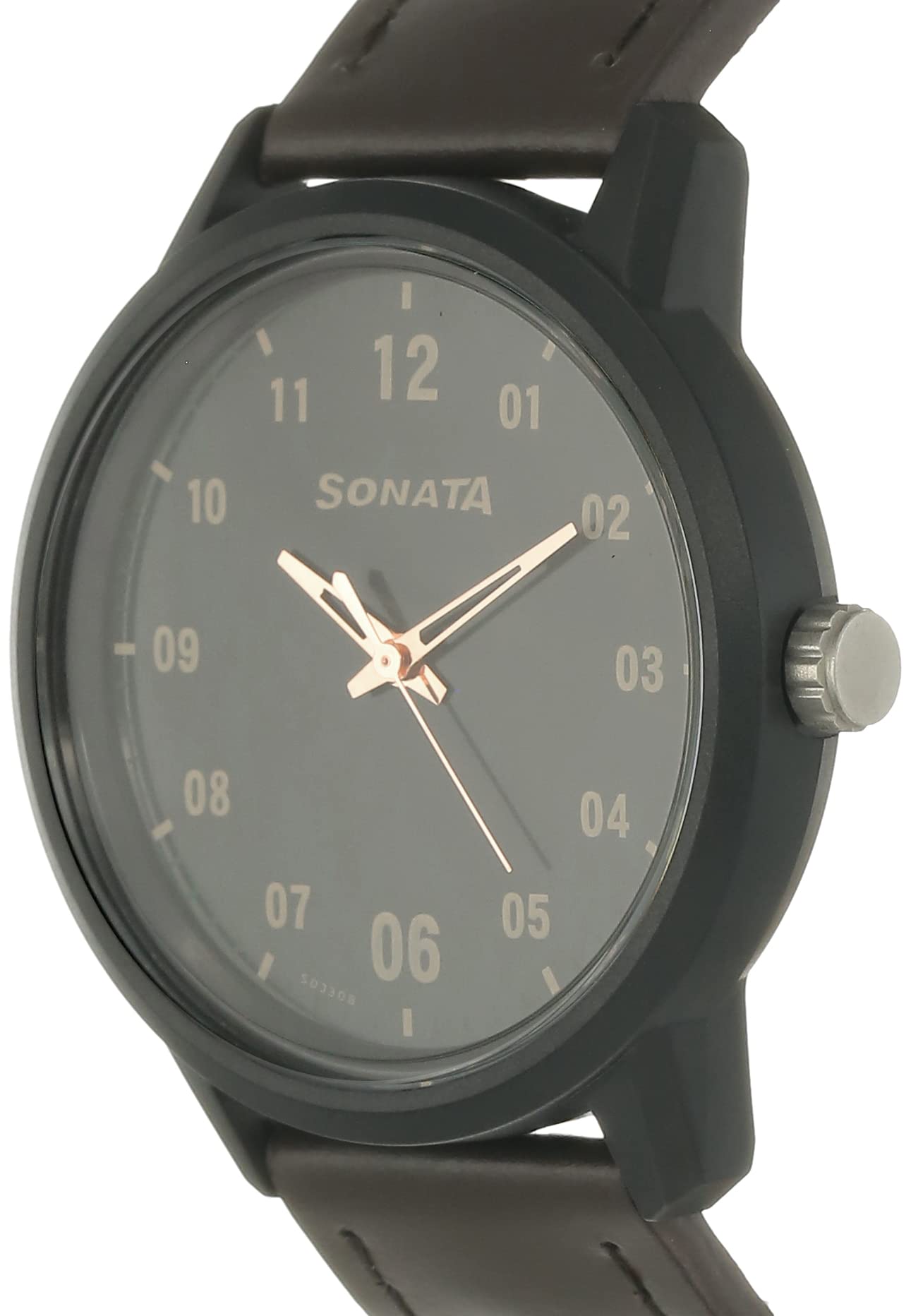 Sonata Volt+ Analog Green Dial Men's Watch NM77085PL02/NN77085PL02W