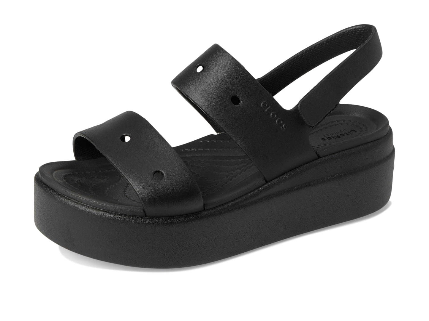 Crocs Brooklyn 4U Women Sandal (UK Size-6|Color-Black)