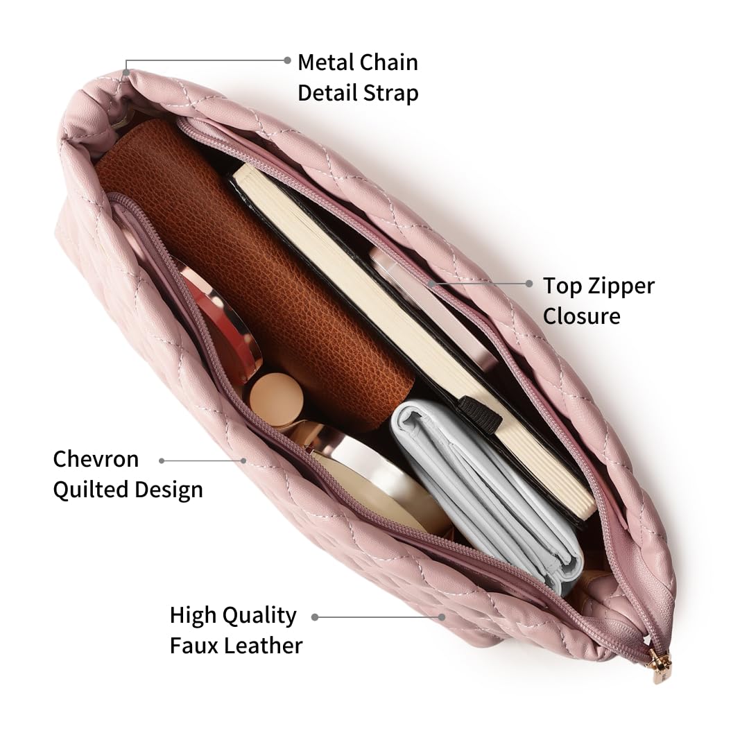 Fastrack Trendy Quilted Shoulder Bag | Faux-Leather Women's Handbags | Shoulder for Casual Carry