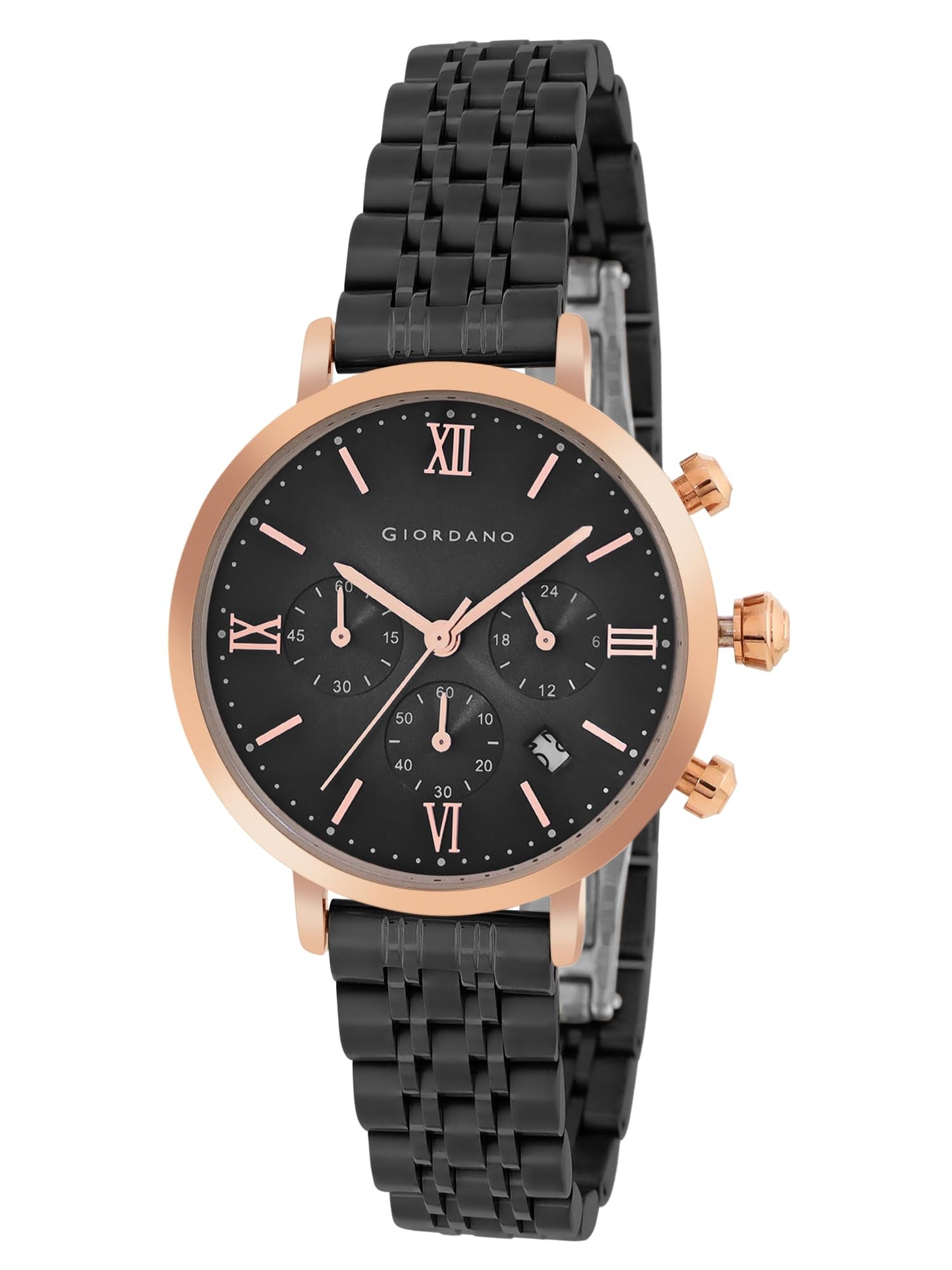 Giordano Analog Stylish Watch for Women Water Resistant Fashion Watch Round Shape with Multi-Functional Wrist Watch for Girls & Ladies to Compliment Your Look/Ideal Gift for Female - GZ-60072