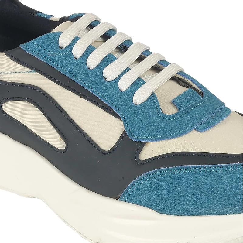 tresmode Balenci Blue Women's Sneakers in Size 8 UK / 41 EU