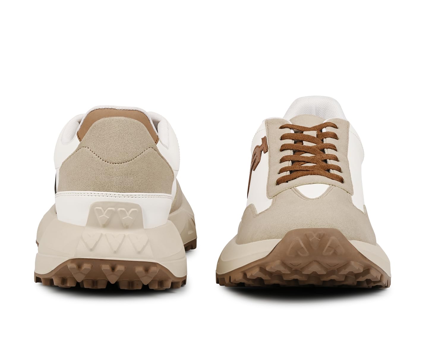 LOUIS STITCH Beige and White Sneaker for Men | Comfortable & Durable Sneaker | LSP-SNK-NBL | UK-9