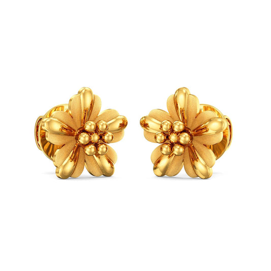 Joyalukkas 22Kt (916) Yellow Gold Stud Earrings For Women's (Bn11200663)