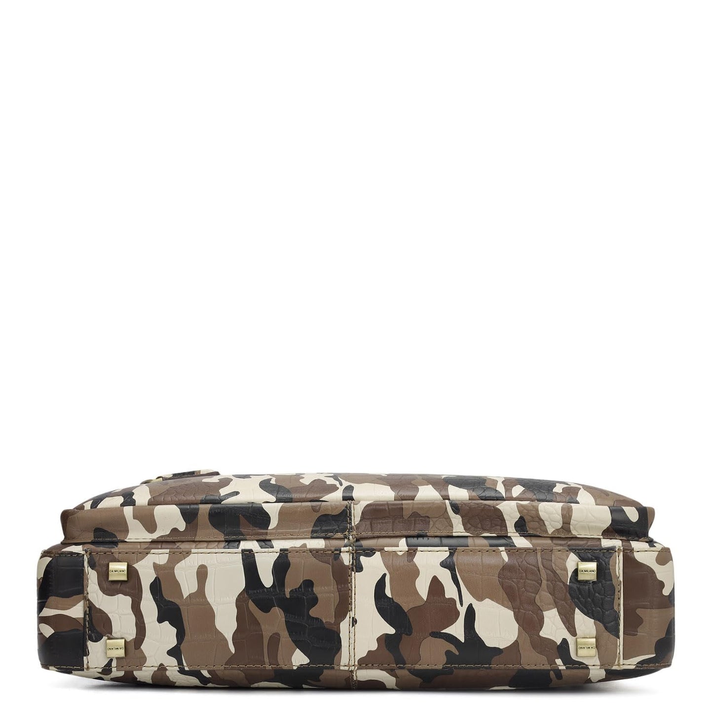 Da Milano Leather Laptop Bag for Men & for Women - Fits Upto 15" Laptop - Brown & Black