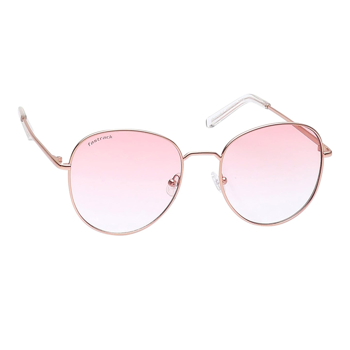 Fastrack Pink Round 100% UV protected Sunglasses for Unisex